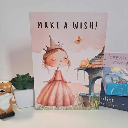 Make a Wish A5 Greeting Card